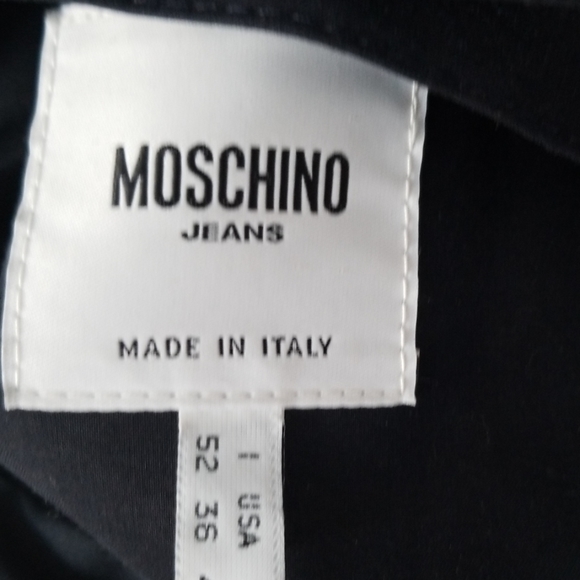 Moschino Jeans Navy Military-style Jacket Medium - Picture 4 of 9